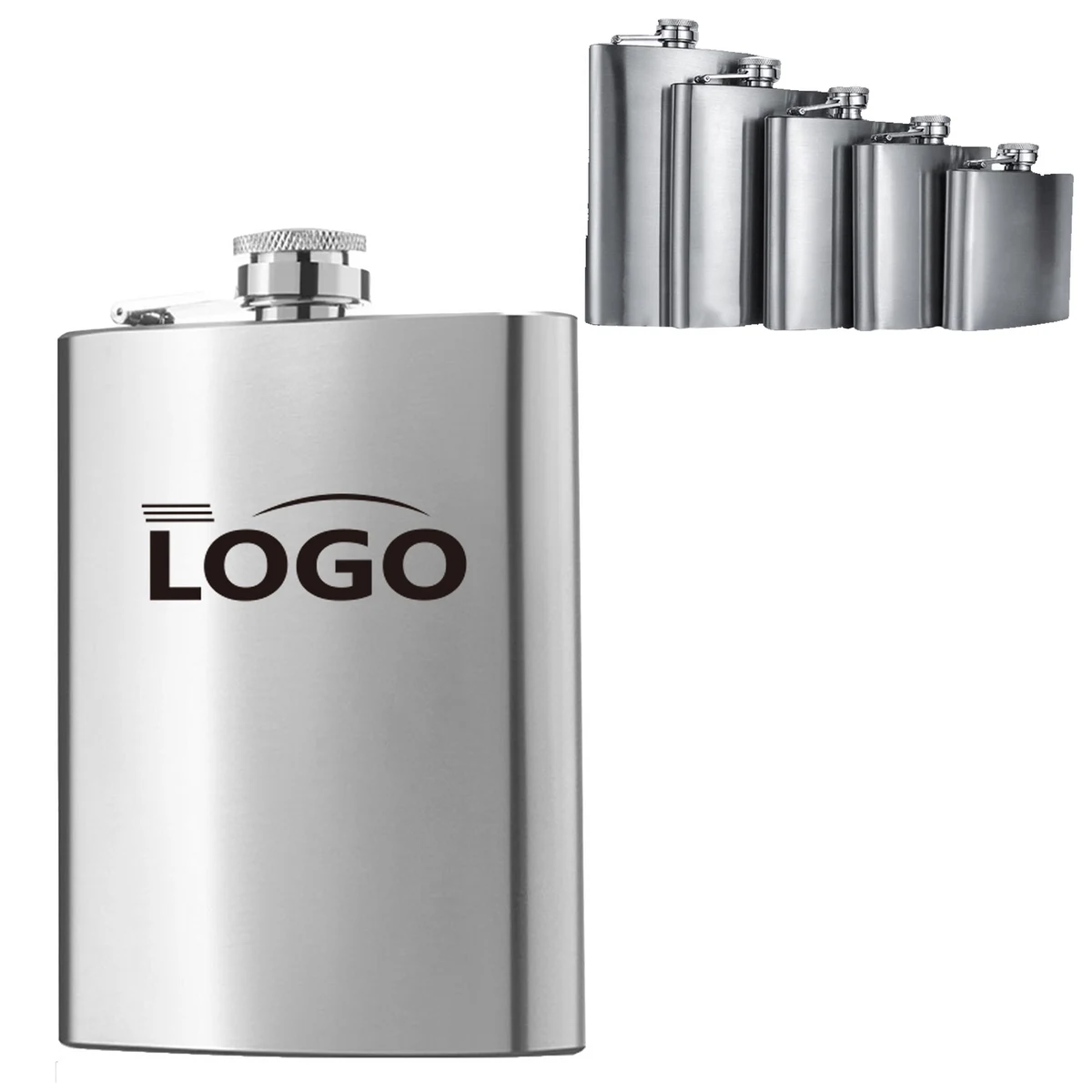 MOQ 20 8oz Stainless Steel Flask 1