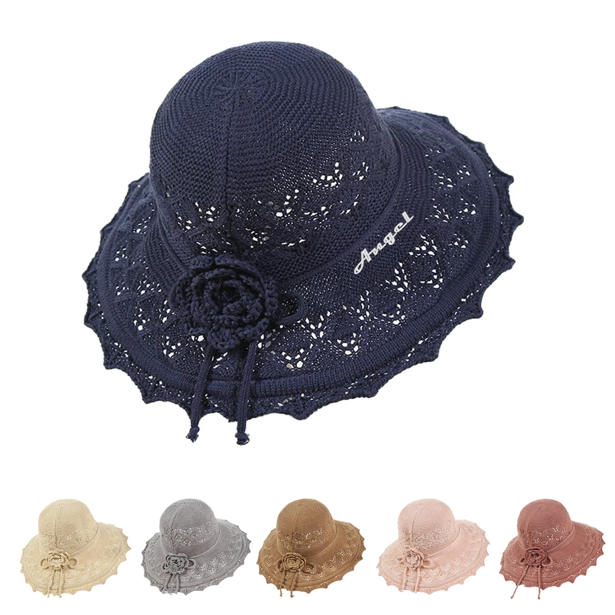 Stylish Foldable Womens Sun Hat 1
