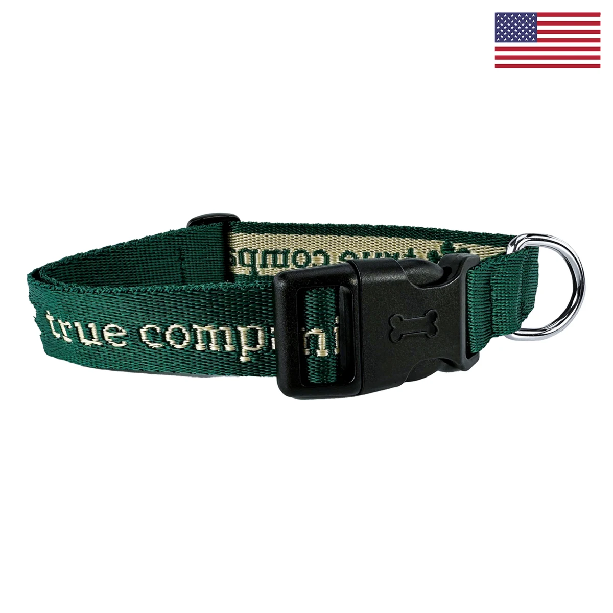 1" Woven Pet Collar w/ Nickel-Plated Hardware - "Select" Weave 1