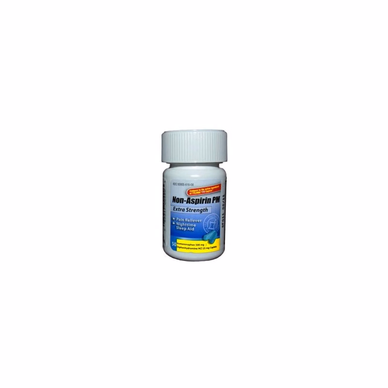 Acetaminophen PM Caplets - 500 mg 50 Caplets