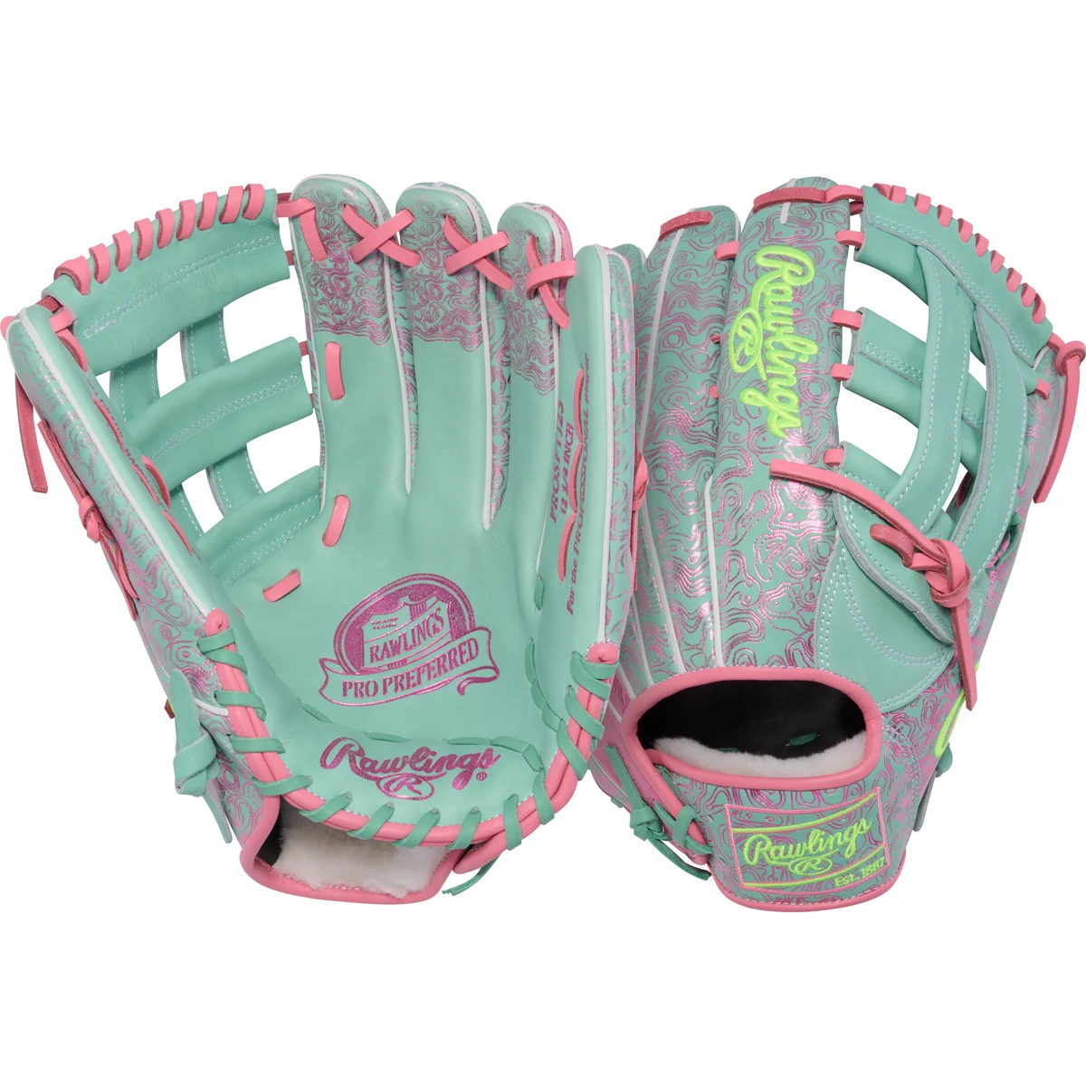 Rawlings Pro Preferred 12.75 Baseball Glove, Outfield 1