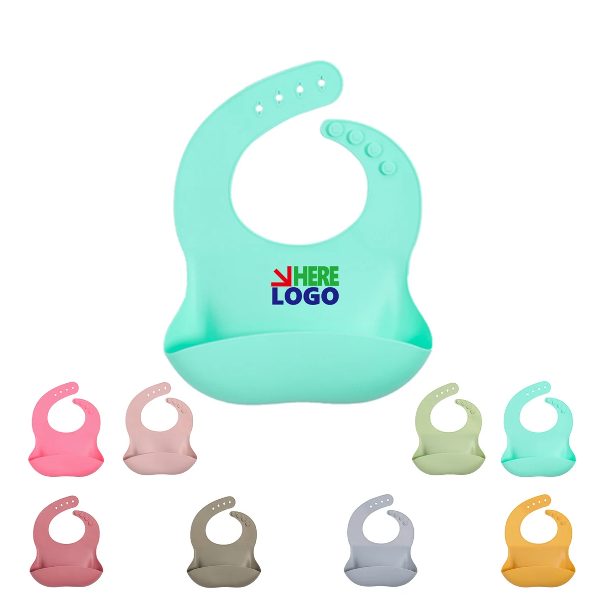 Baby Silicone Bibs 1