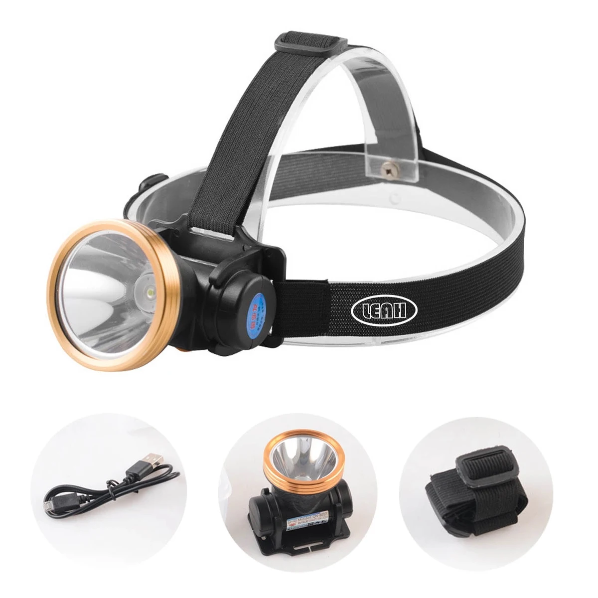 Rechargeable Led Headlamp With Removable Light 1