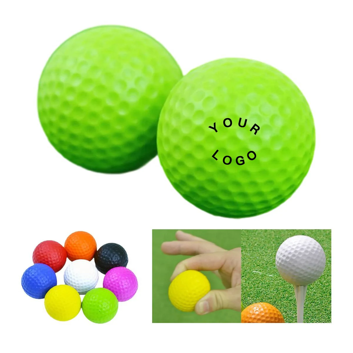 Brightly Colored Golf Balls for Promotions 1