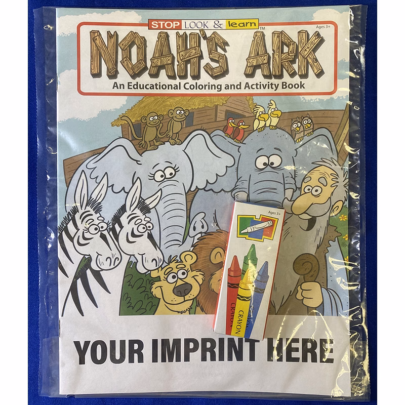 COLORING SET - Noah's Ark Coloring Book Fun Pack