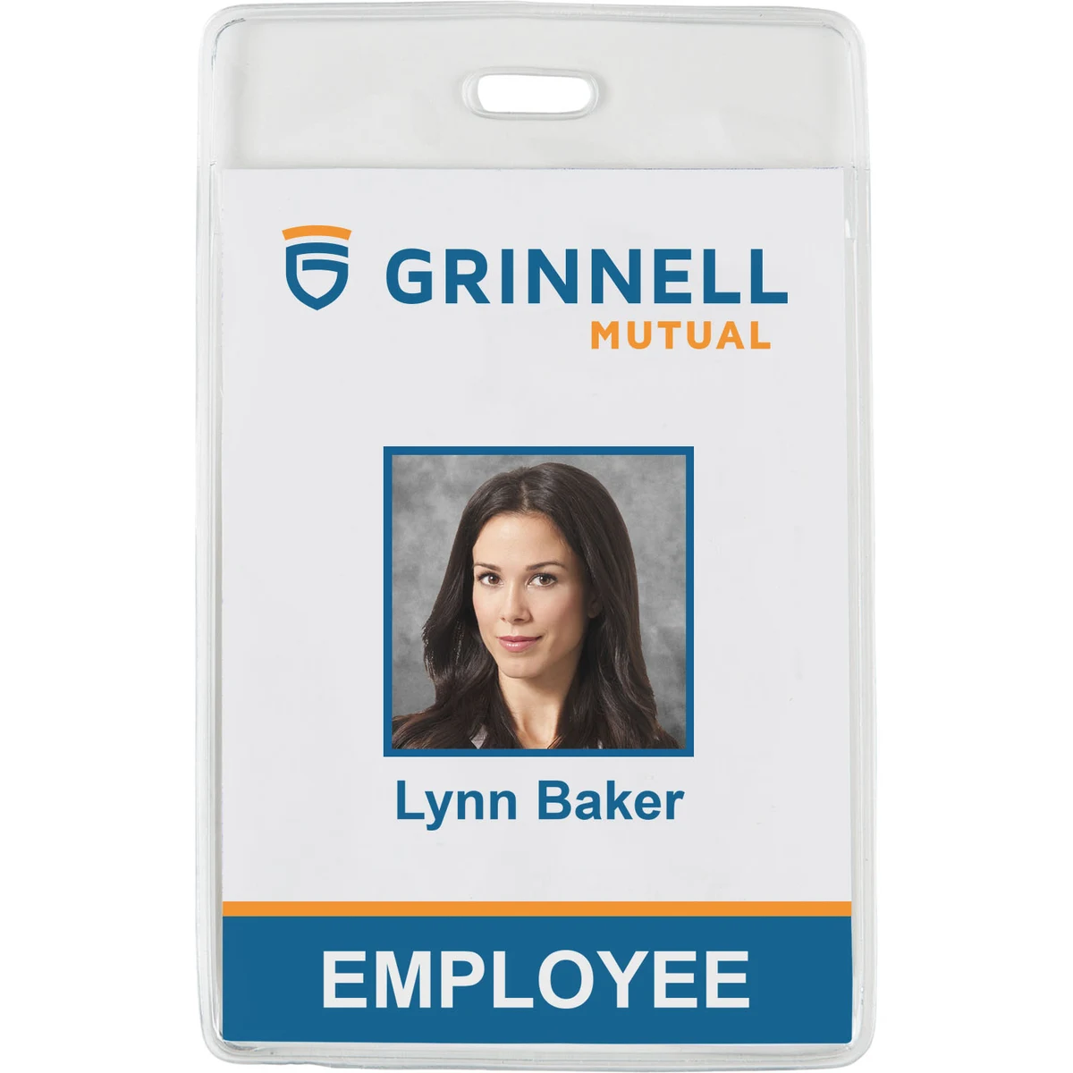 3-3/8" x 5-1/4" Vinyl Badge Pouch 1