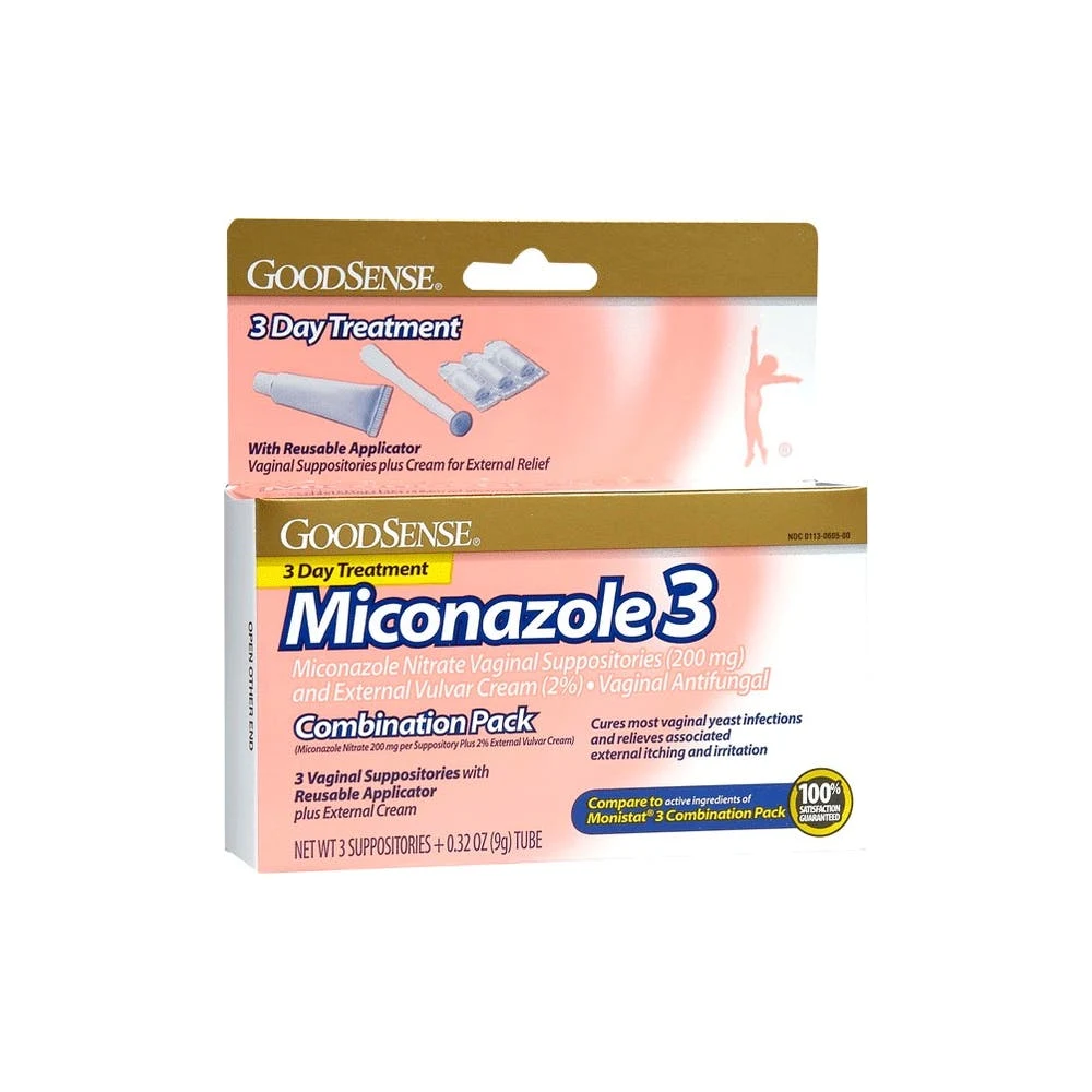 Miconazole 3 Combo Pack - 0.32 oz 1