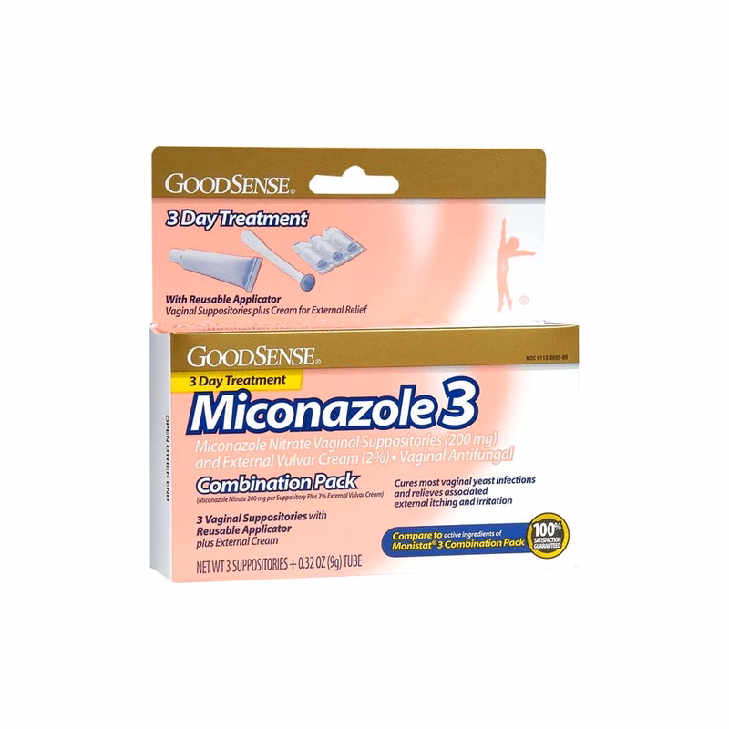 Miconazole 3 Combo Pack - 0.32 oz