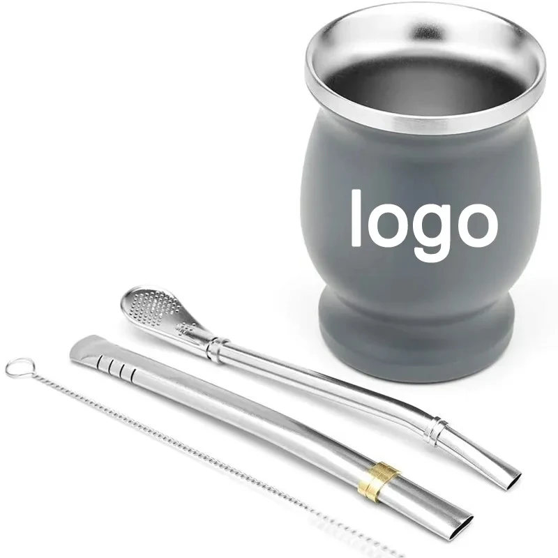 8Oz Stainless Steel Tea Cup 1