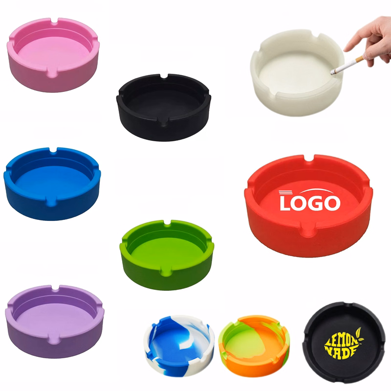 Premium Silicone Rubber Ashtray MOQ 10pcs