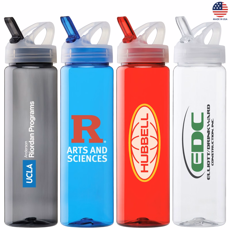 Malibu 25 oz. PET Bottle w/Flip Spout Lid
