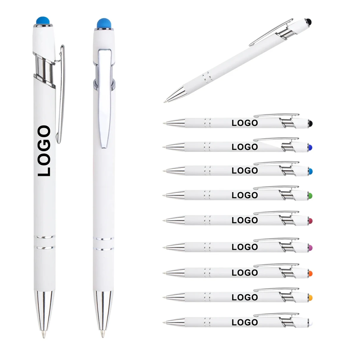 Aluminum Push Ballpoint Pen 1
