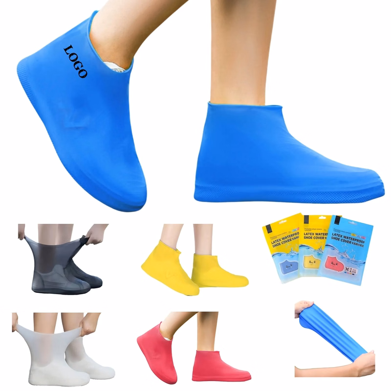 Latex waterproof shoe covers
