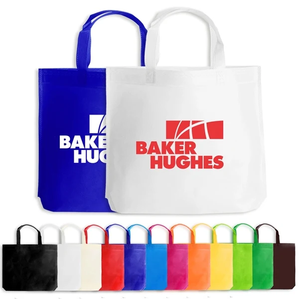 Custom 11 inch Non-Woven Tote Bag with Gusset — Corporate Event Gifting Essential 1