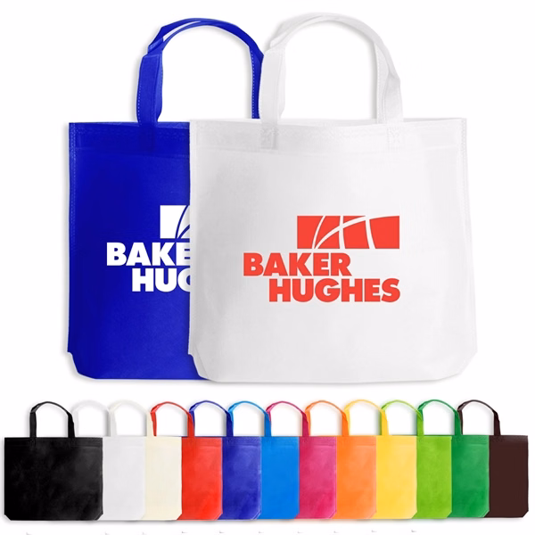Custom 11 inch Non-Woven Tote Bag with Gusset — Corporate Event Gifting Essential