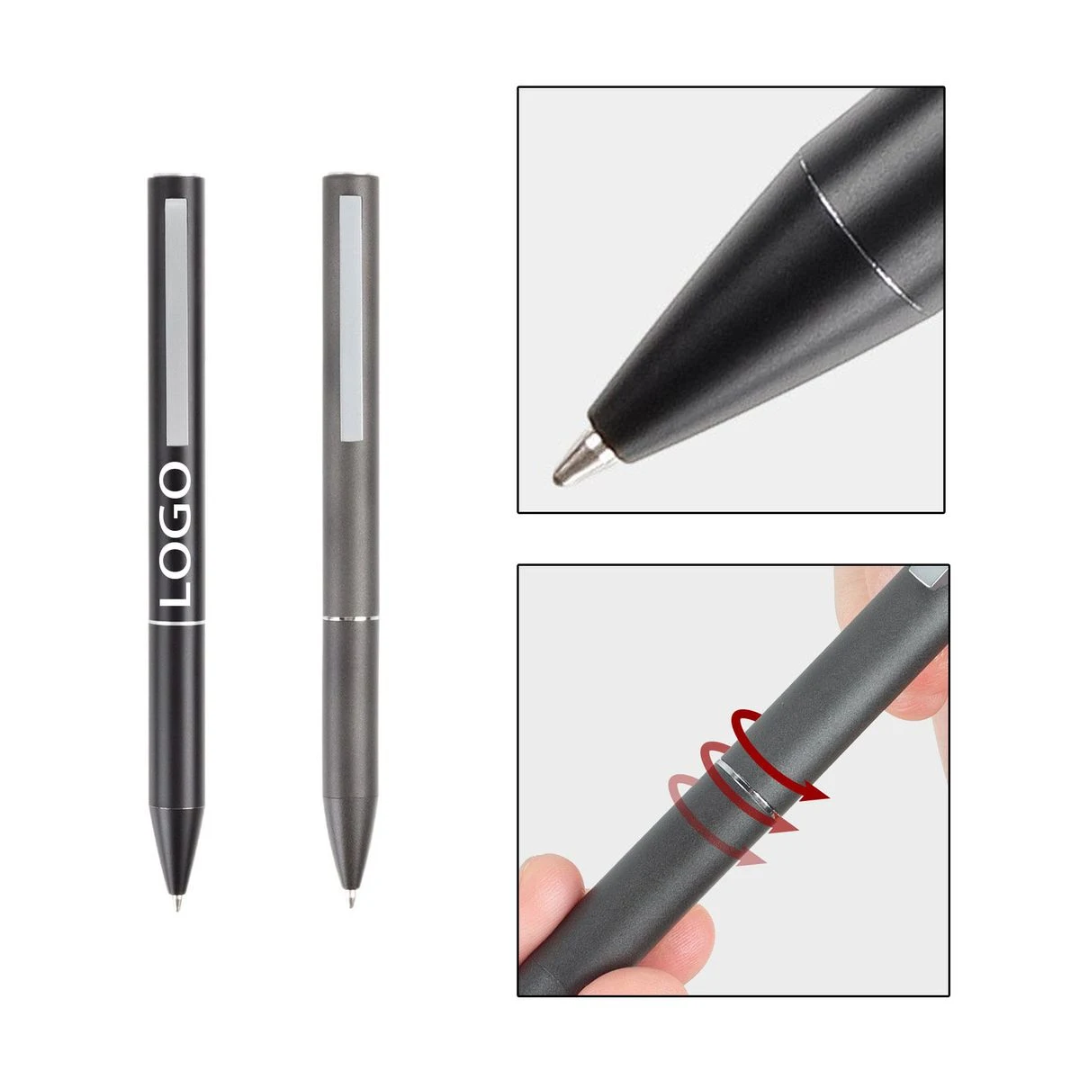Engraving Matte Office Ballpoint Pen 1