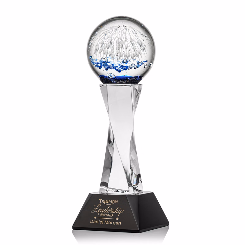 Starburst Award on Langport Base - Black