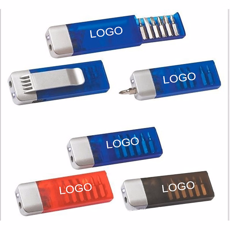 Mini Screwdriver Tool Set with LED Light