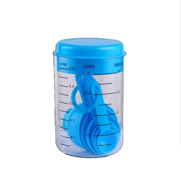7Pcs Plastic Cup Measuring Tools Spoons 1