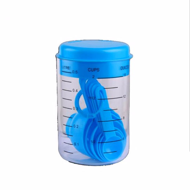7Pcs Plastic Cup Measuring Tools Spoons