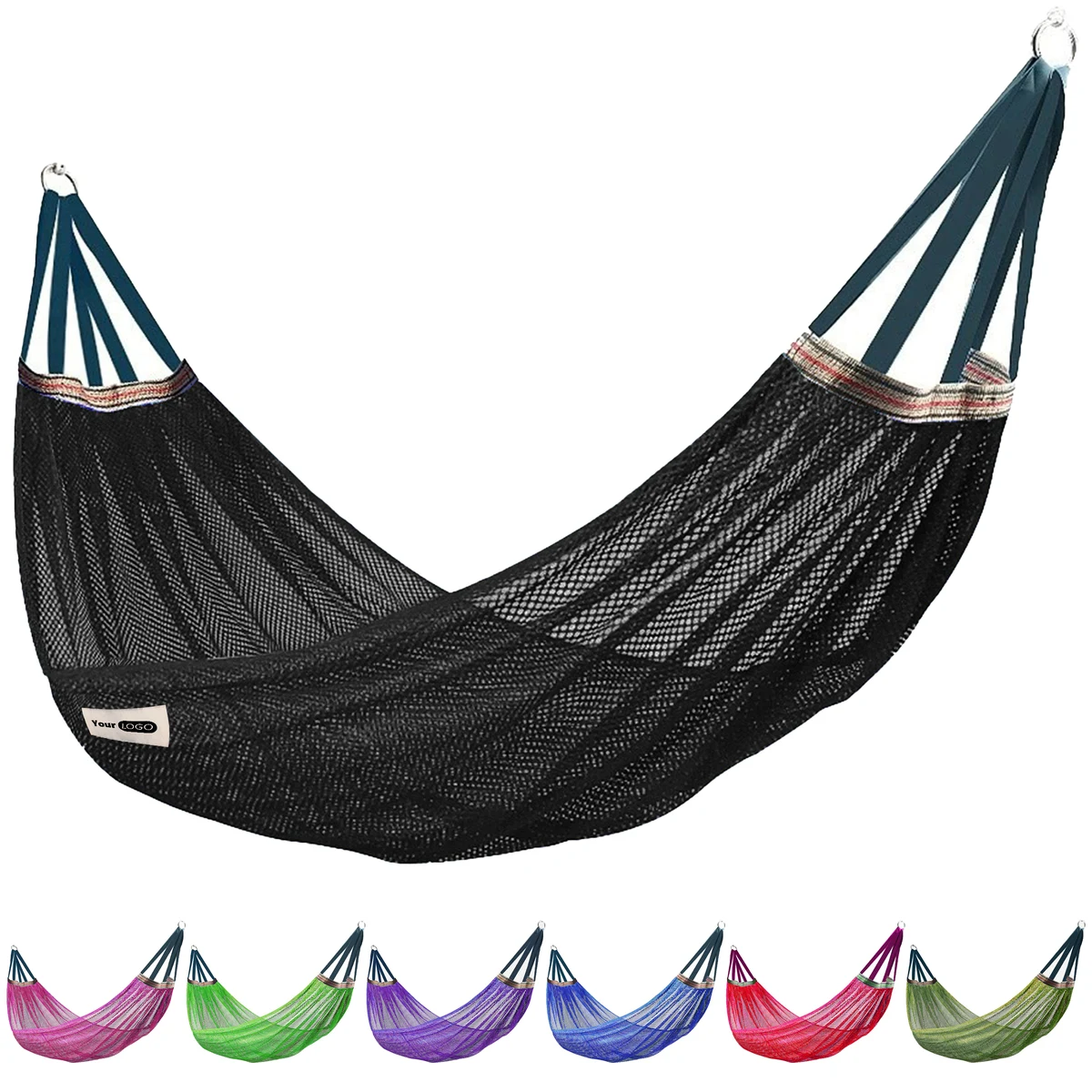Polyester Outdoor Camping Anti Rollover Hammock 1