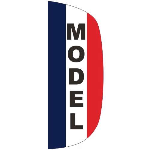 "MODEL" 3' x 8' Message Flutter Flag