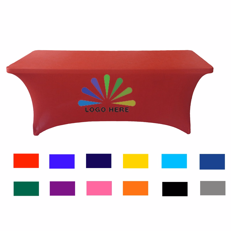 Fitted 6FT Tablecloth with Full-Color Logo