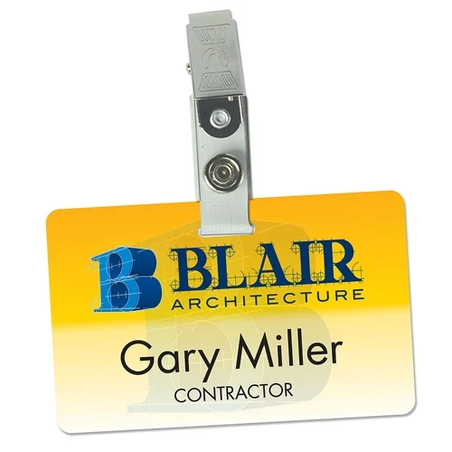 I.D. Badge - PVC - Small 1