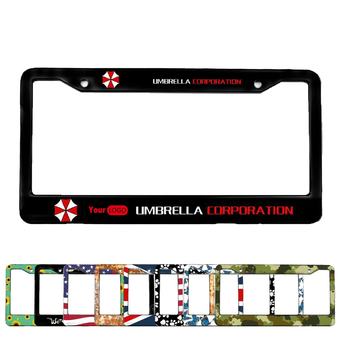 Aluminum Personalized Plate Frame 1