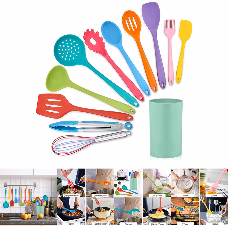 Silicone Kitchen Cooking Utensils