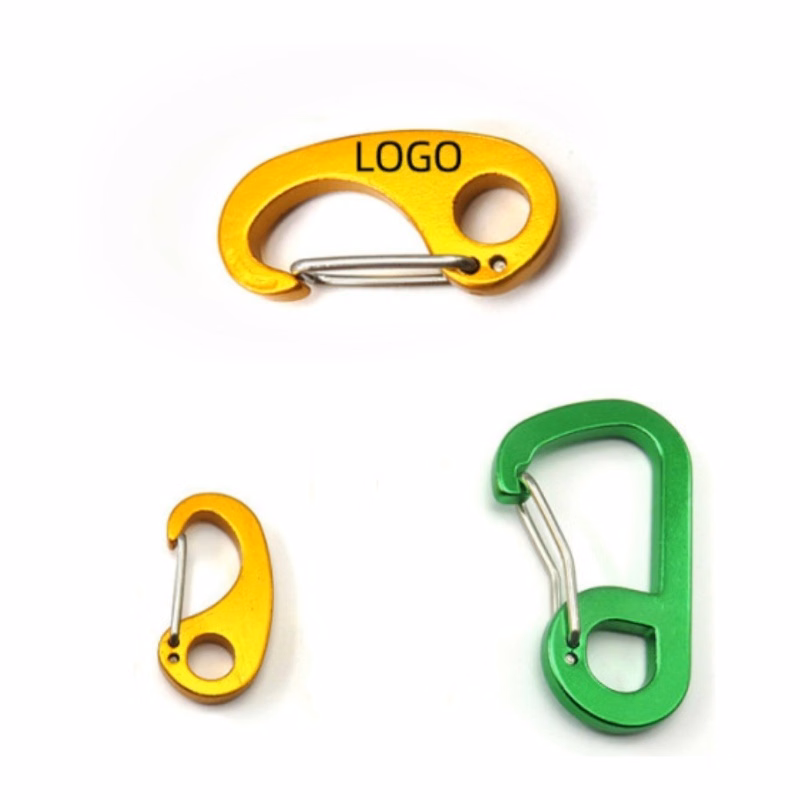 Small Laser Engraved Aluminum Carabiners (1 3/8" W x 11/16" H)