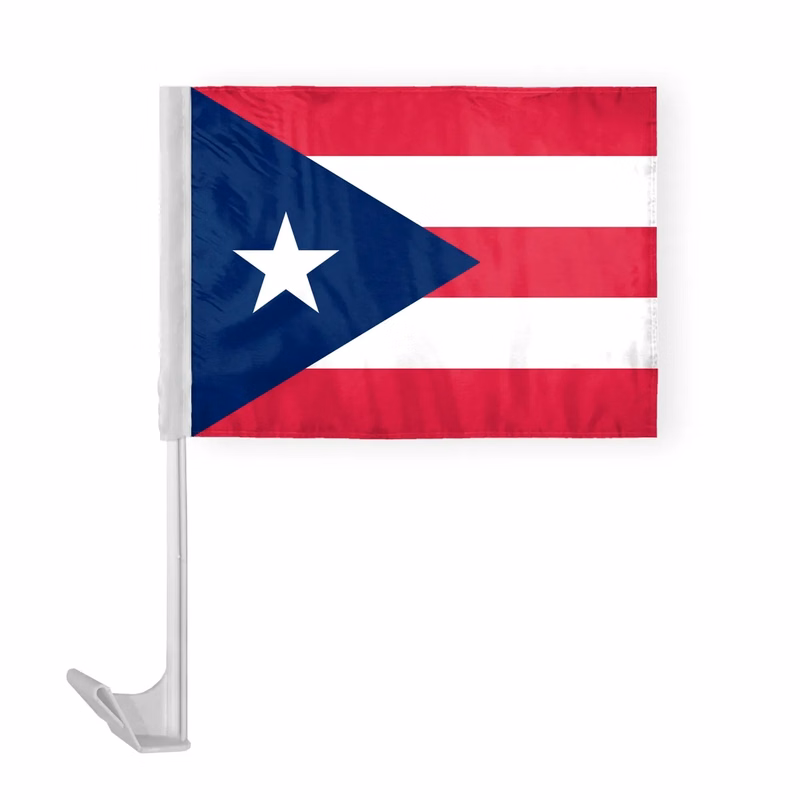 12"x16" & 10.5''x15'' Puerto Rico Car Flags