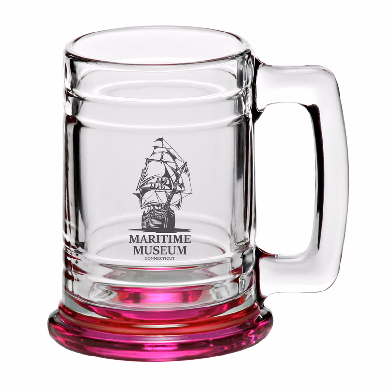 15 oz. Anchor Glass Beer Mugs (1 Color Imprint)