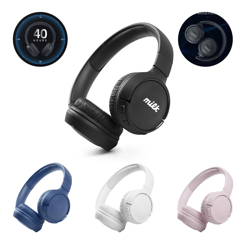 Wireless On-Ear Headphones with Purebass Sound 1