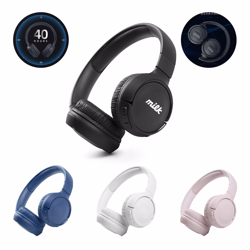Wireless On-Ear Headphones with Purebass Sound