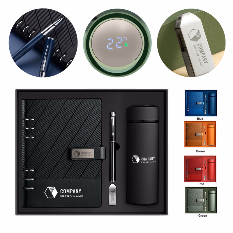 A5 Refillable Notebook & Thermos Gift Set