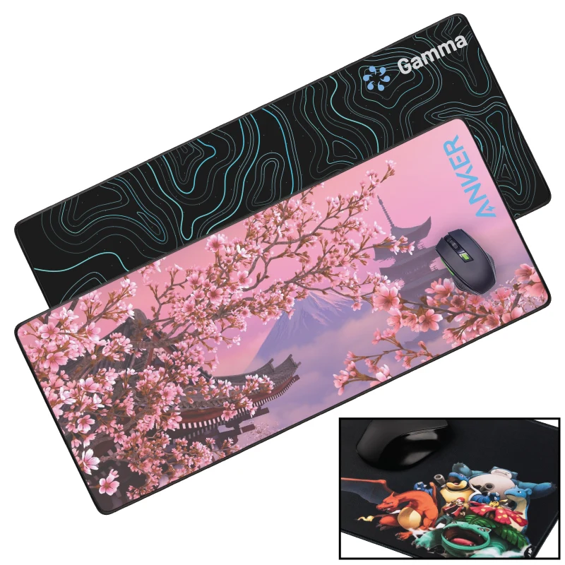 XL Mouse Pad Desk Mat w/Stitched Edges and Full Color Dye Sublimation 1