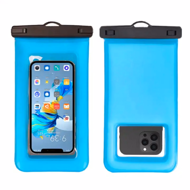 IPX8 Waterproof Floating Large Phone Pouch with Lanyard