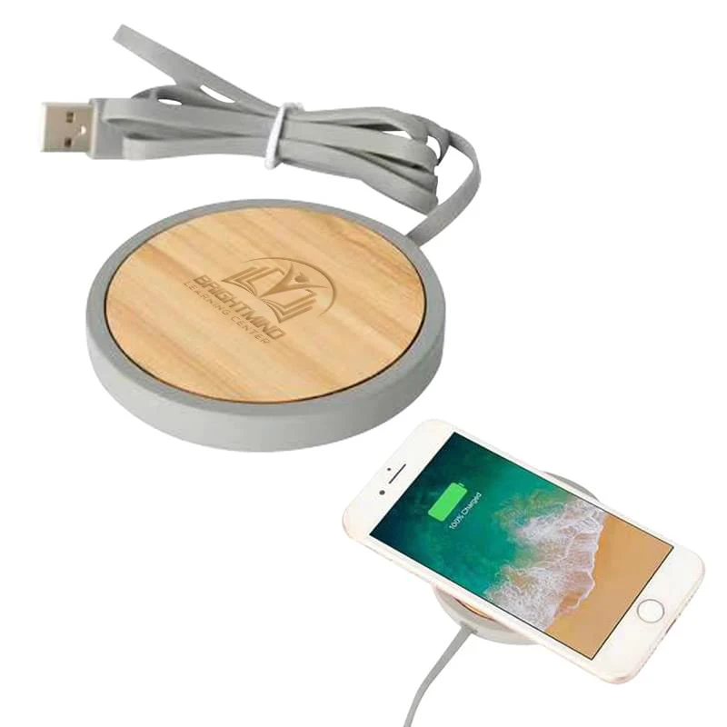 Bamboo Laser Wireless Charging Pad 1
