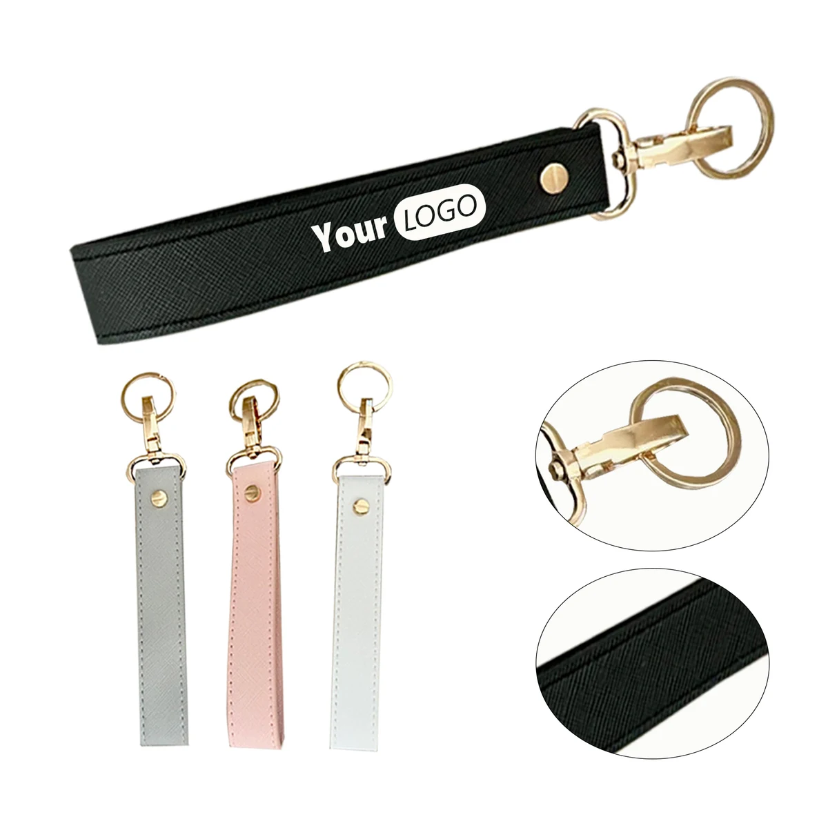 Personalized PU Leather Keychain 1