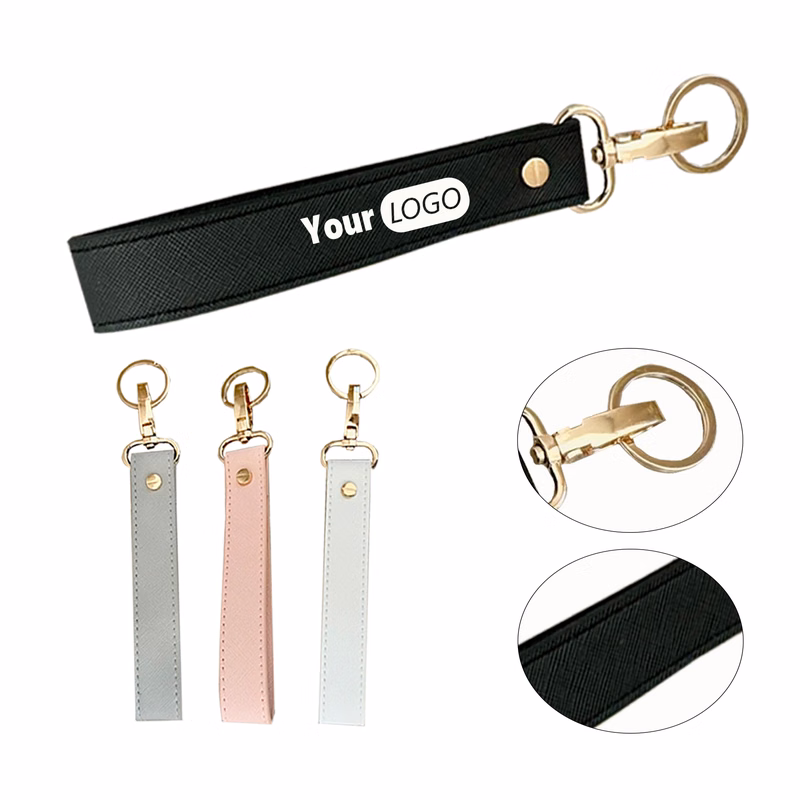 Personalized PU Leather Keychain