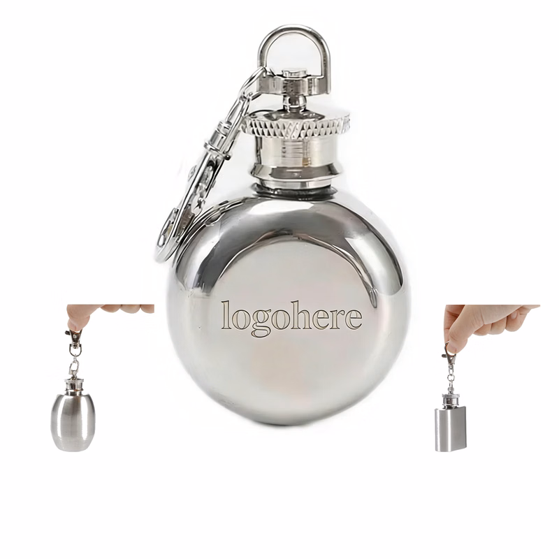 Itty Bitty Functional Flask Keychain