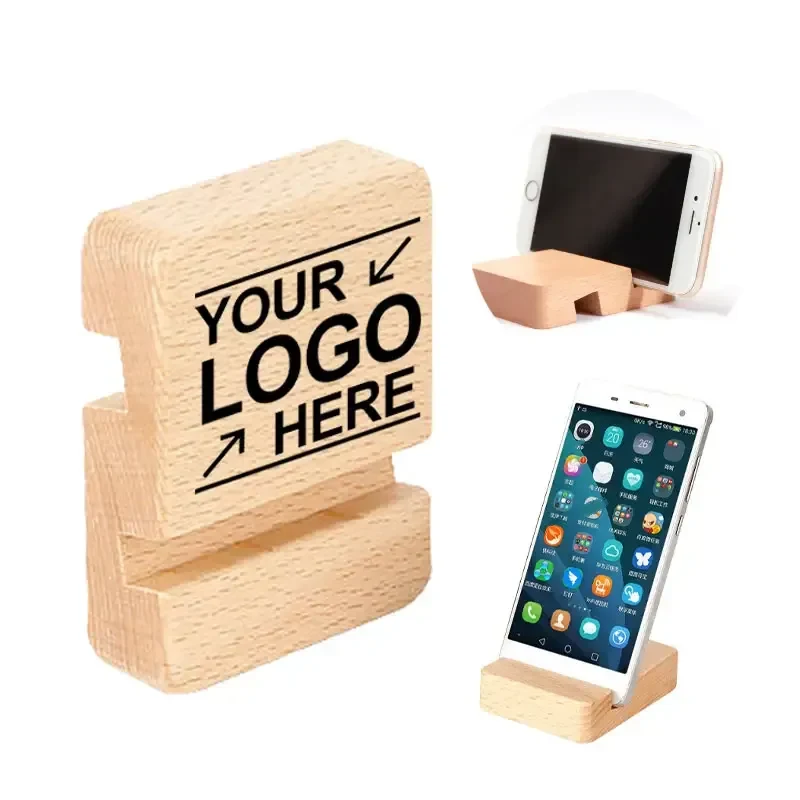 Wooden Cellphone Stand Holder 1