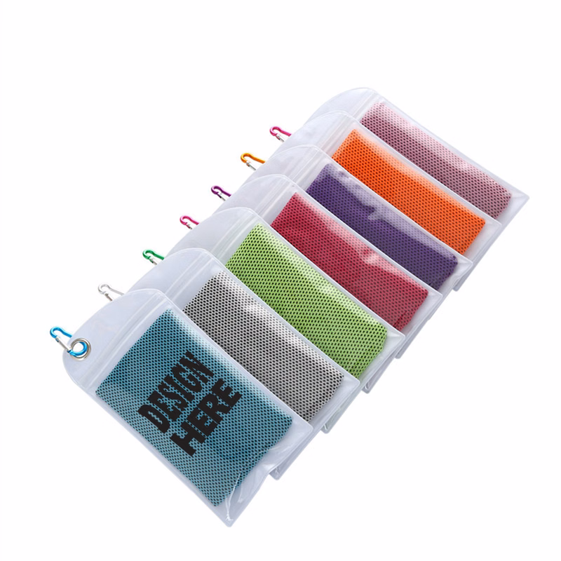 Cooling Towel With Carabiner Pouch