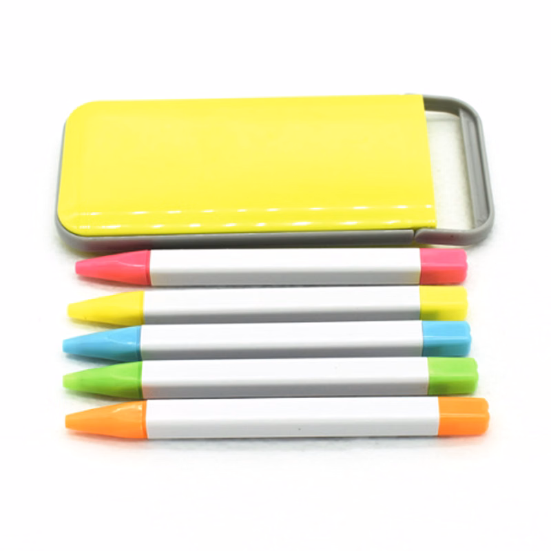 Provide a student set of five highlighter pens
