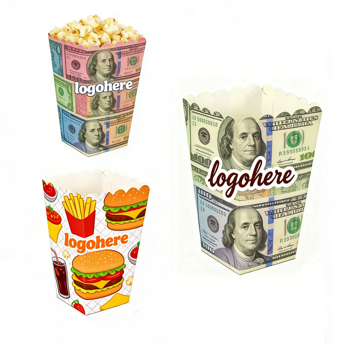 MOQ 200 Popcorn Party Boxes 1