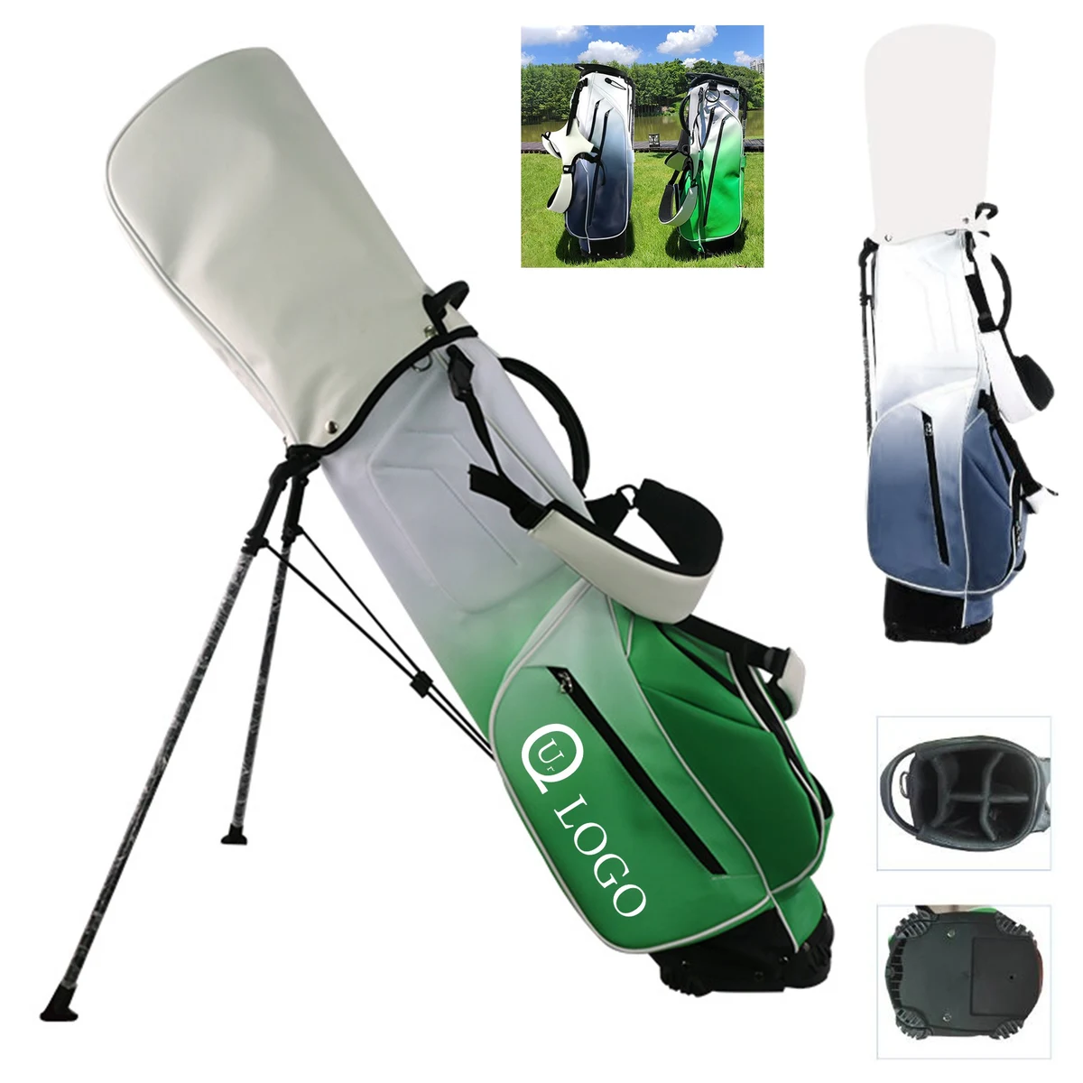 8.3 Inch Pu Golf Bag With Gradient Color 1