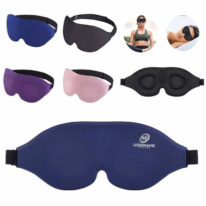 3D Sleep Eye Mask with Adjustable Strap for Men and Women