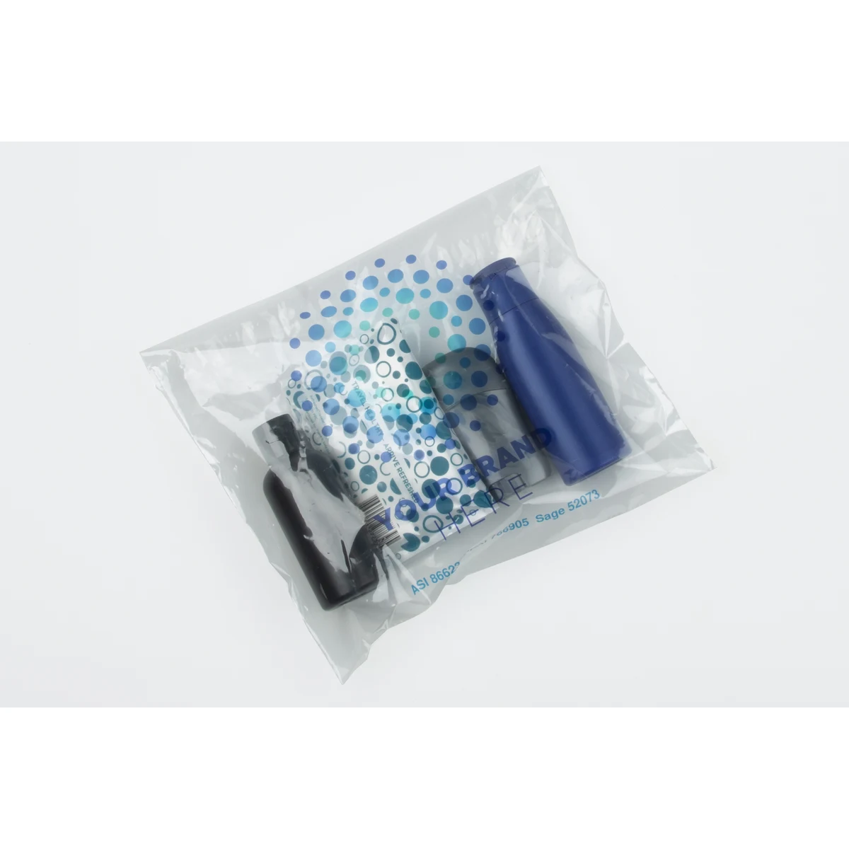Clear Peel & Seal 2-Sided Plastic Bag (10" x 8") 1