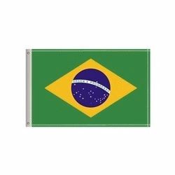 National Flag, Brazil, Double-Sided - 60"W x 36"H